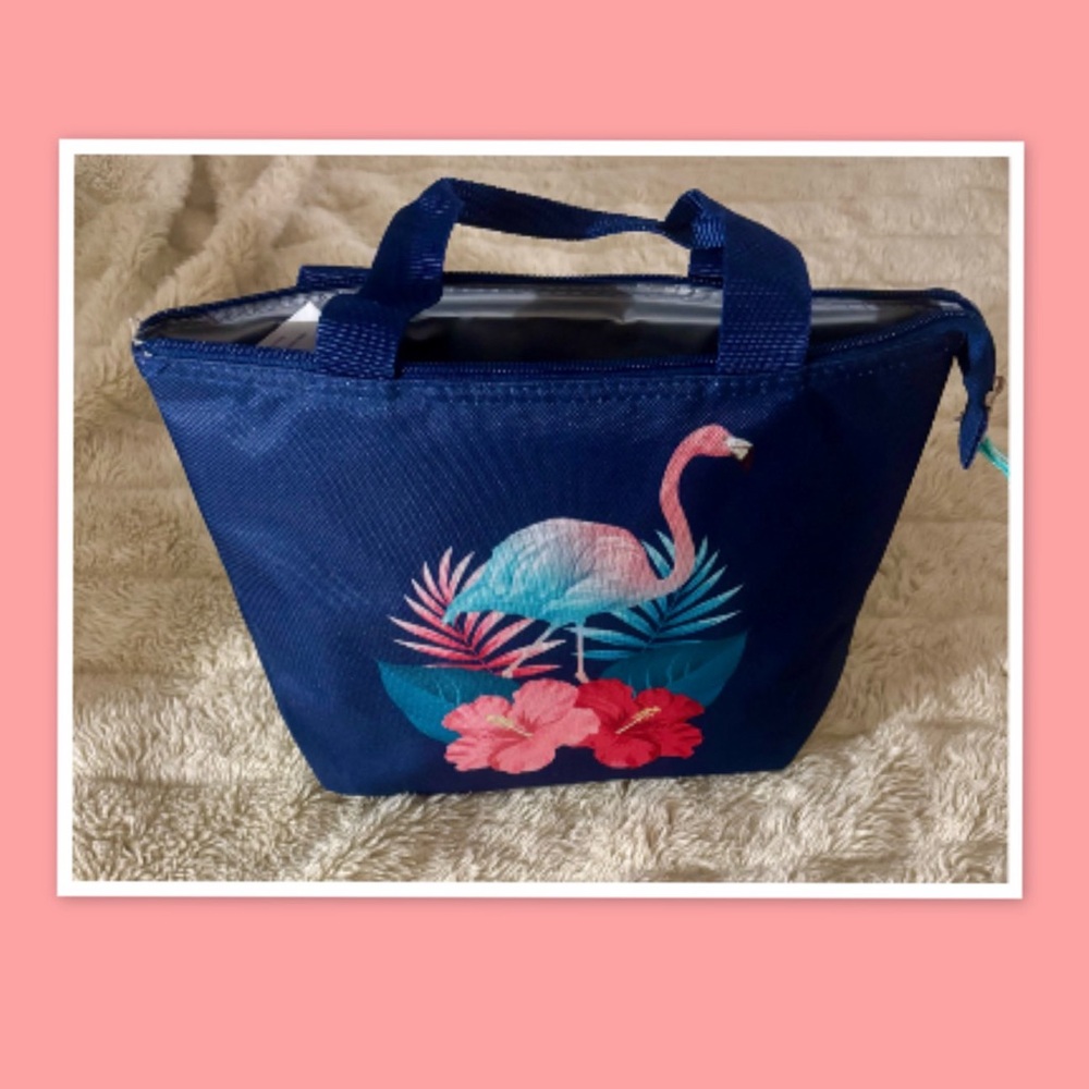 Fridge Pak Insulated Cooler Graphic Lunch Tote Tropical Floral